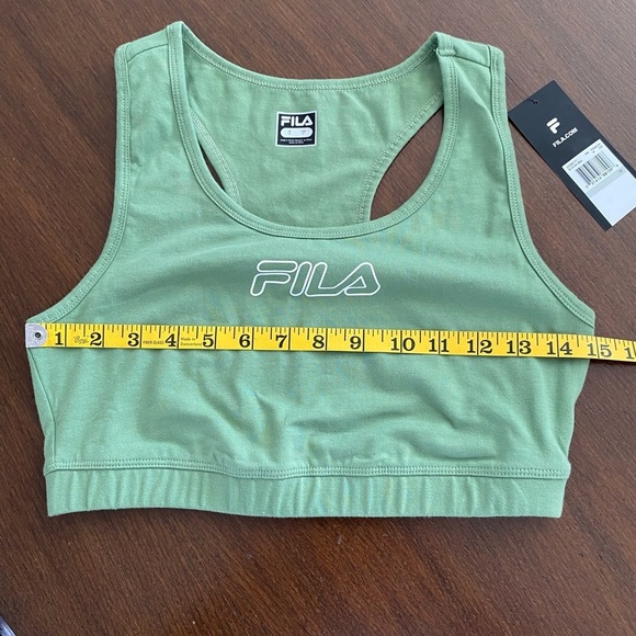 FILA Bloom Green Sports Bra Size 1X NWT - Picture 9 of 10